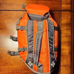 Orange and Gray Backpack